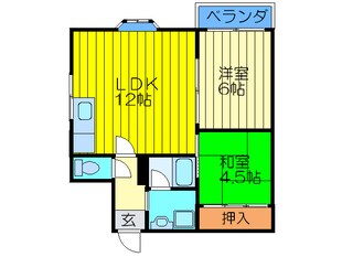 コ－ポ大東の物件間取画像